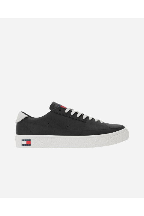 Erkek Tjm Vulcanızed Ess Sneaker-Siyah - Tommy Hilfiger