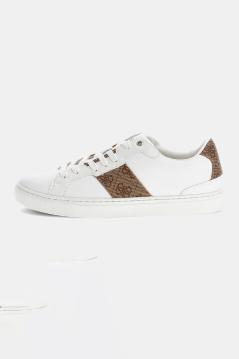 Erkek Todi Logolu Sneaker - Beyaz - GUESS