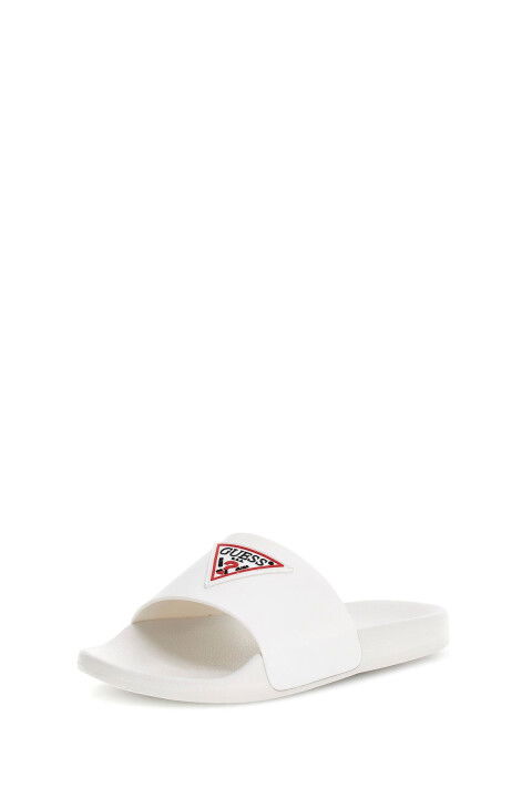 Erkek Tokyot Casual Terlik - Beyaz - Guess