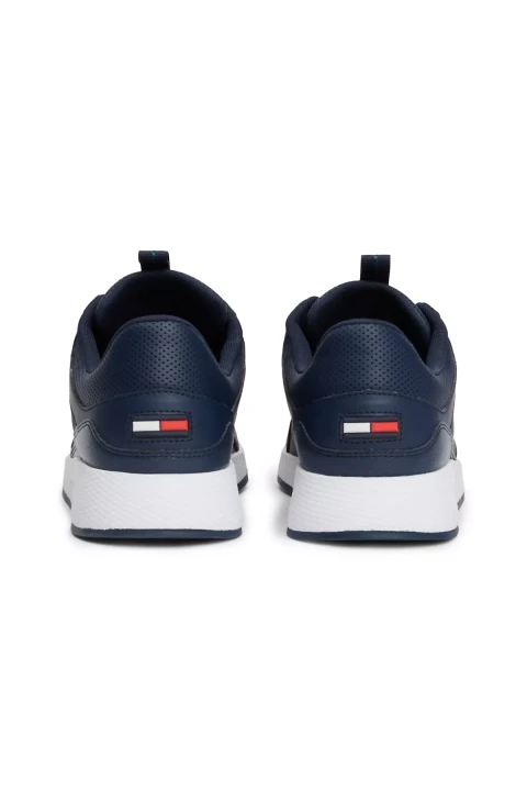 Erkek TOMMY JEANS FLEXI RUNNER Sneaker-Lacivert - 4