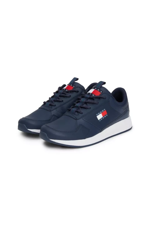 Erkek TOMMY JEANS FLEXI RUNNER Sneaker-Lacivert - 2