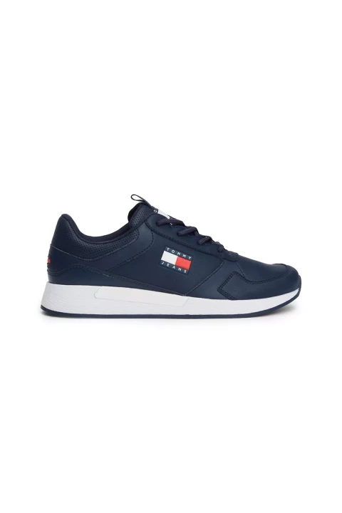 Erkek TOMMY JEANS FLEXI RUNNER Sneaker-Lacivert - 7