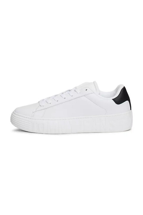 Erkek TOMMY JEANS OUTSOLE ESS Sneakers-Beyaz - Tommy Hilfiger