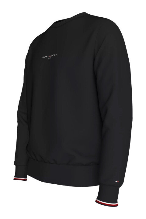 Erkek TOMMY LOGO TIPPED CREWNECK Sweatshirt-Siyah - 2