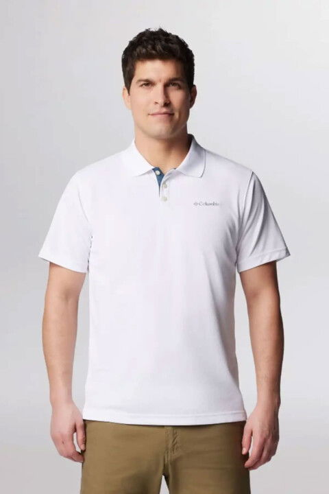Erkek Utilizer Kısa Kollu Polo T-Shirt - Beyaz - Columbia