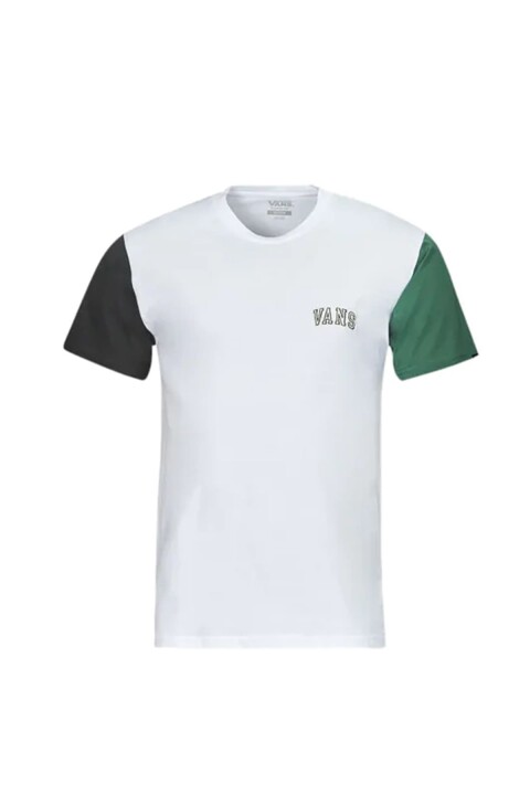 Erkek Vans Colorblock Versity Ss T-Shirt - Beyaz - Vans