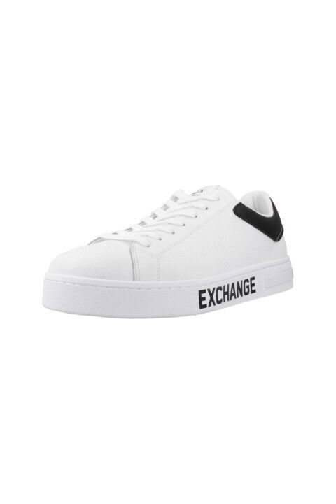 Erkek Yazı Logo Sneaker - Beyaz - ARMANI EXCHANGE