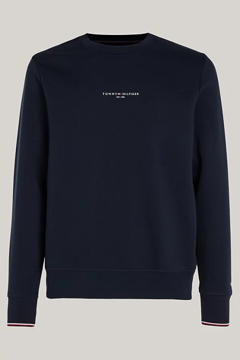 Erkek Yuvarlak Yaka Sweatshirt - Lacivert - 4