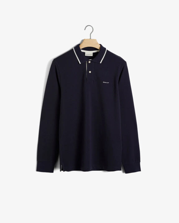 Erkek Regular Fit Polo Kazak-Lacivert - GANT