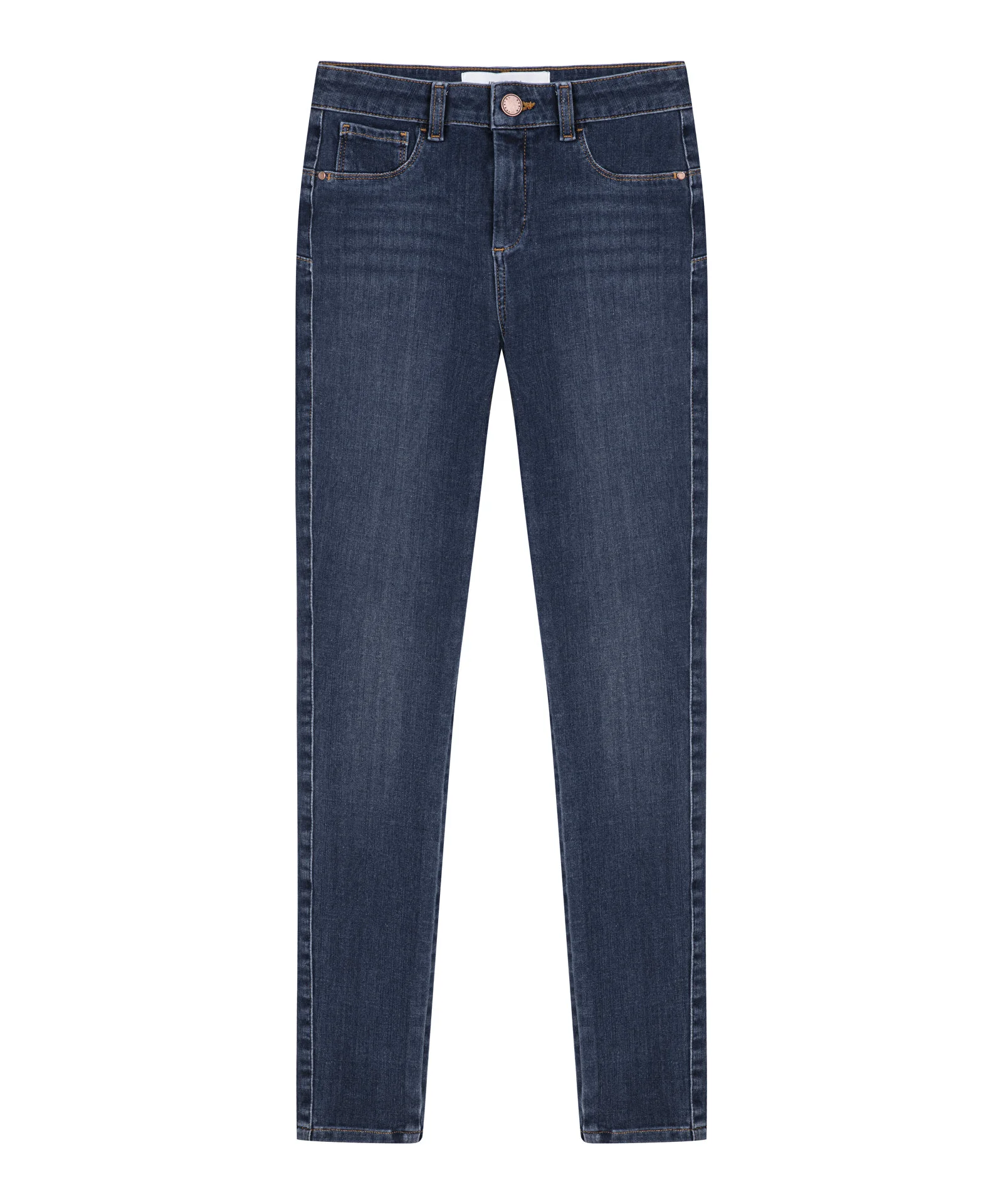 360 Skinny Fit Jean Pantolon-Koyu İndigo - 1