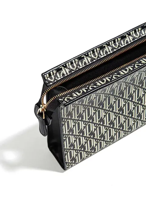 Kadın VOYAGE Clutch Çanta - Siyah - 3