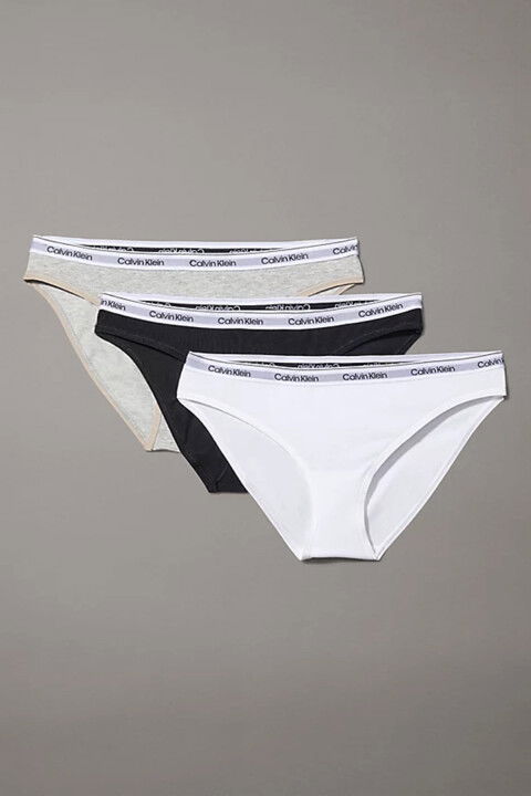 Kadın 3'Lü Paket Düşük Bel Bikini Külotü - Multi - CALVIN KLEIN