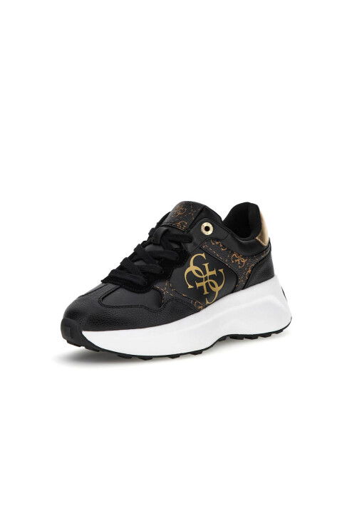 Kadın 4G Luckei Sneaker - Siyah - Guess