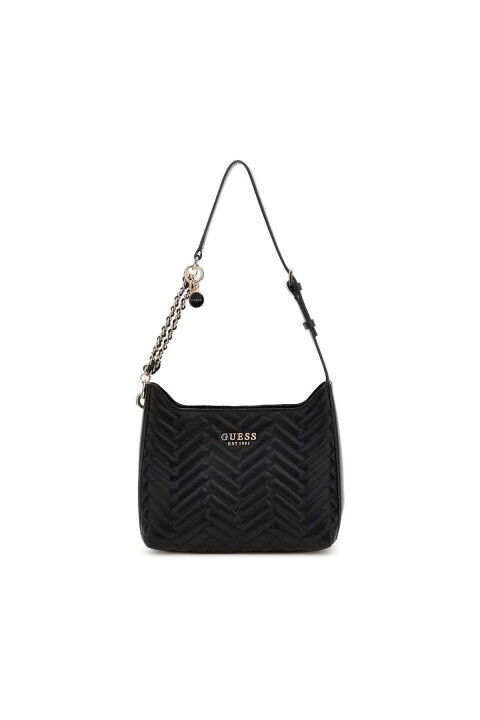 Kadın Anning Shoulder Omuz Çantası - Siyah - Guess