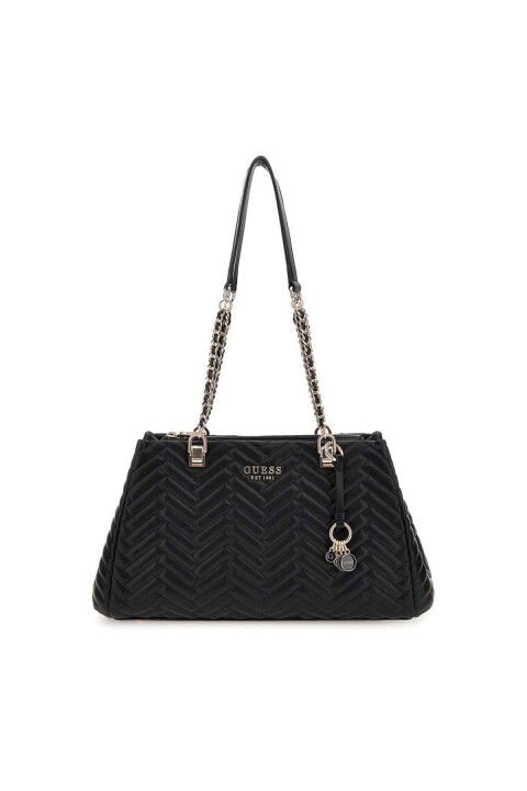 Kadın Anning Shoulder Satc Omuz Çantası - Siyah - Guess