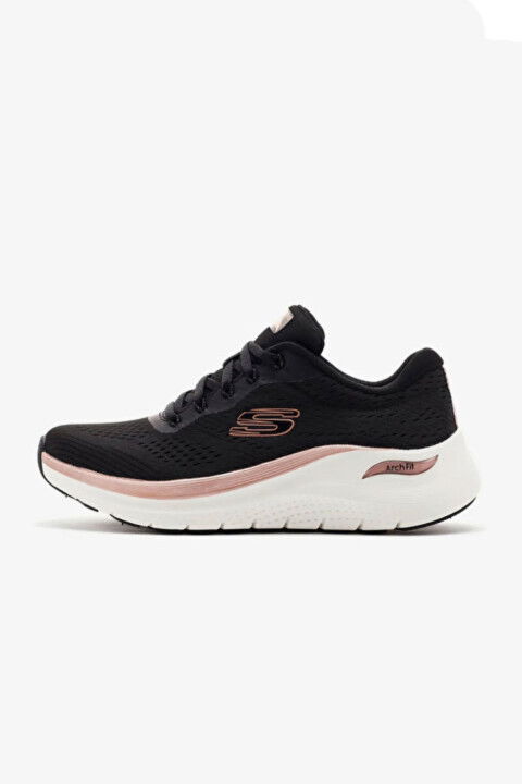 Kadın Arch Fit 2.0 Glow The Distance Sneaker Ayakkabı - Siyah - SKECHERS
