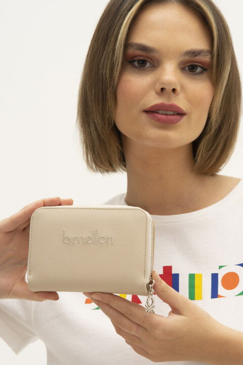Kadın Benetton Cüzdan - Bej - BENETTON