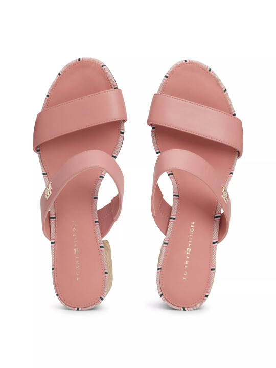 Kadın BLOCK MID HEEL SHIRTING Topuklu Sandalet-Pembe - 3