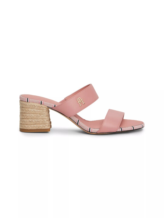 Kadın BLOCK MID HEEL SHIRTING Topuklu Sandalet-Pembe - 7