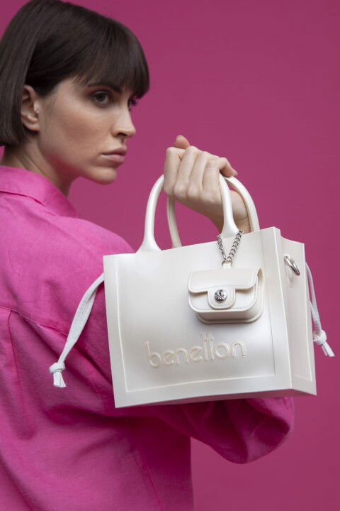 Kadın Bnt El Çantası - Bej - BENETTON