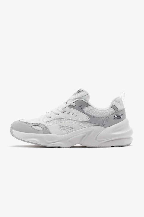 Kadın Bobs Bamina Spor Ayakkabı-Beyaz-Gri - SKECHERS