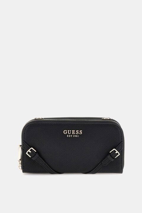 Kadın Bramina Saffiano Mini Çapraz Çanta - Siyah - Guess