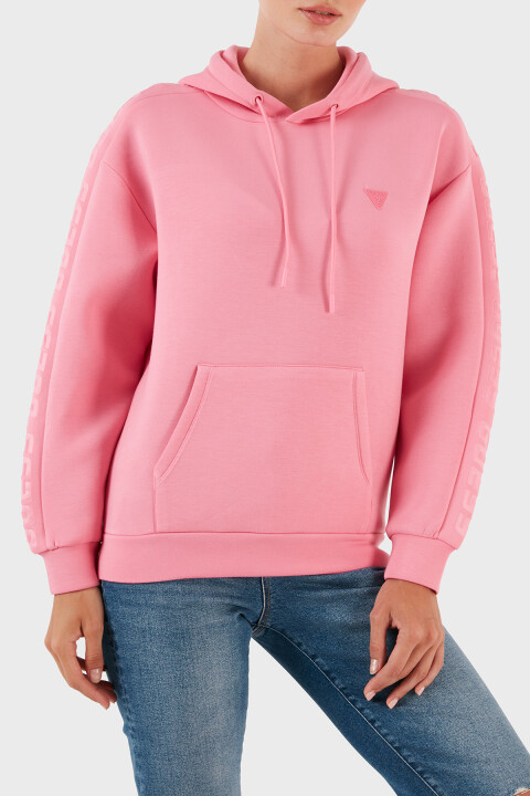 Kadın BRENDA HOODED Kapüşonlu Sweatshirt - Fuşya - 2