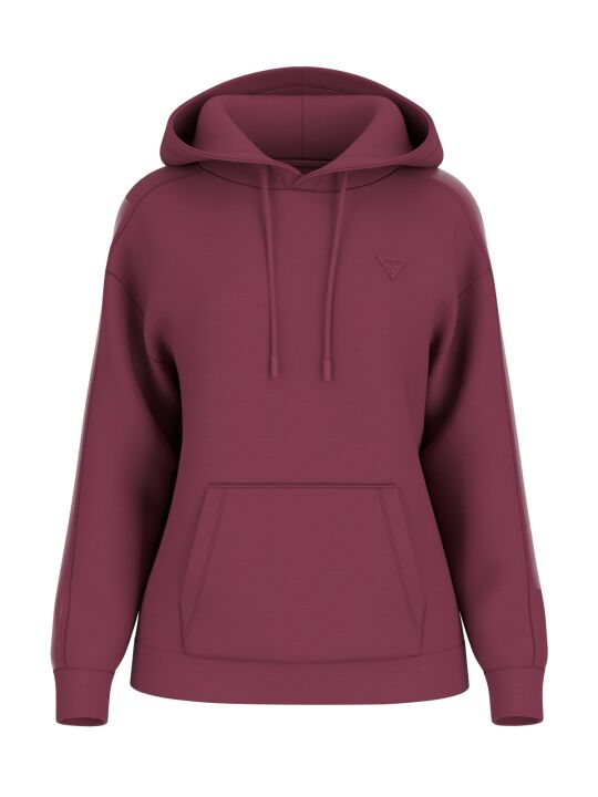Kadın Brenda Hooded Kapüşonlu Sweatshirt - Fuşya - GUESS
