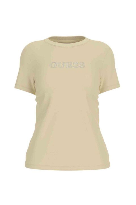 Kadın Briana SS T-Shirt - Sarı - Guess