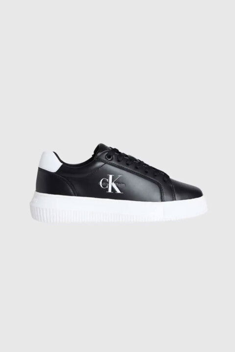 Kadın Chunku Cupsole Mono Logo Sneaker Ayakkabı - Siyah - Calvin Klein