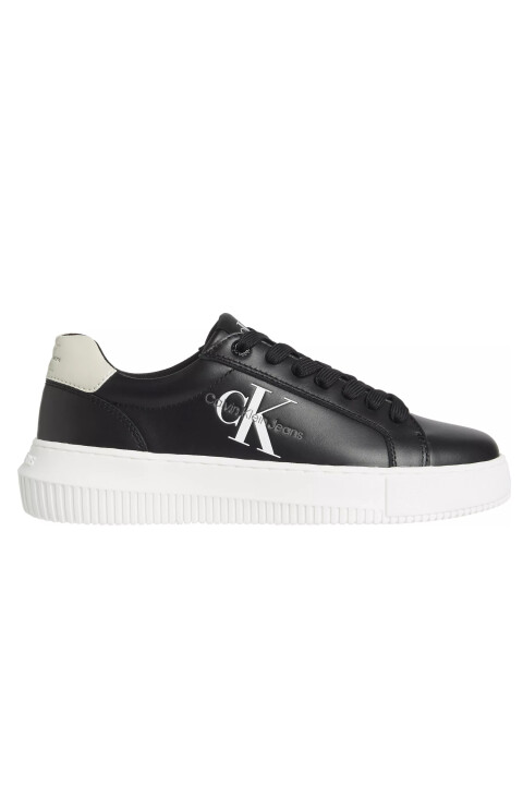 Kadın CHUNKY CUPSOLE LACEUP LTH ML MTL Sneaker-Siyah - CALVIN KLEIN