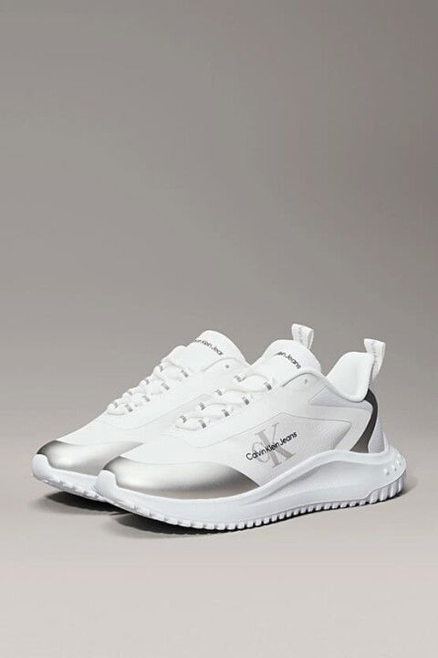 Kadın Ck Eva Runner Ripstop Sneakers - Beyaz - Calvin Klein
