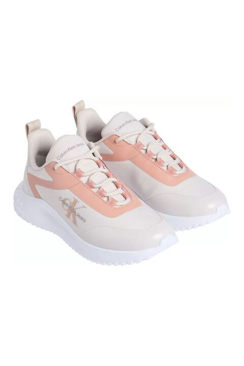 Kadın Ck Eva Runner Ripstop Sneakers - Ekru - Calvin Klein