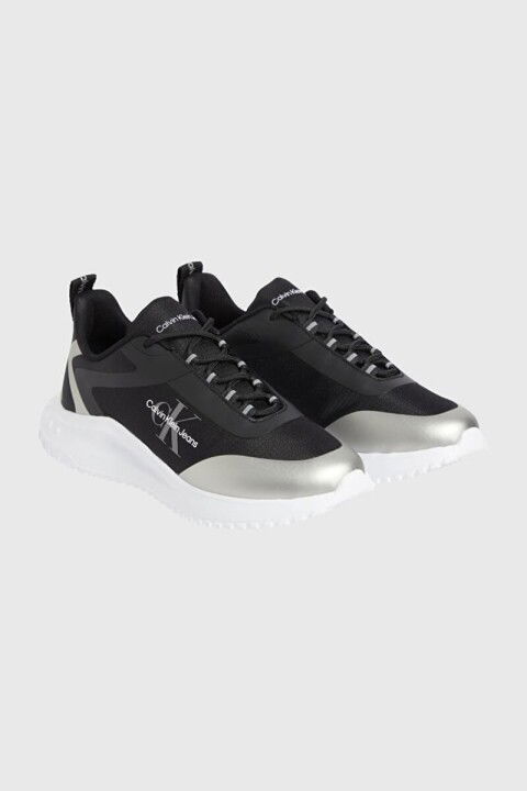 Kadın Ck Eva Runner Sneaker - Siyah - Calvin Klein