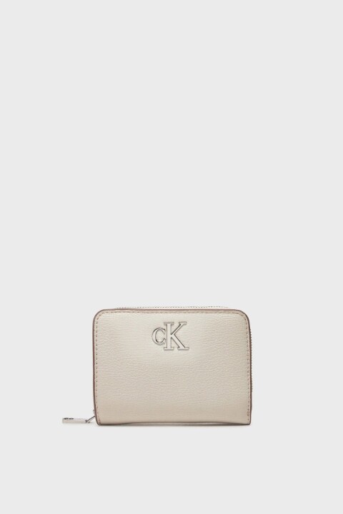 Kadın Ck Mini Cüzdan - Krem - Calvin Klein