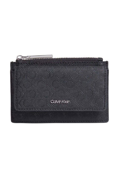 Kadın Ck Must Fermuarlı Kartlık - Siyah - Calvin Klein