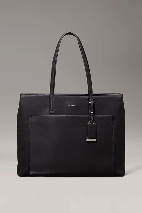 Kadın Ck Must Medium Shopper Omuz Çantası - Siyah - Calvin Klein