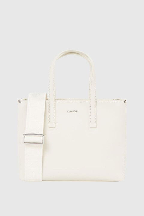 Kadın Ck Must Small Tote El Çantası - Krem - Calvin Klein