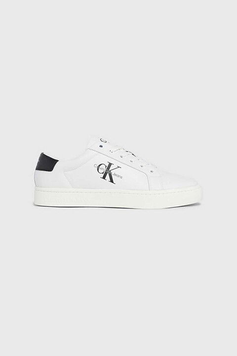 Kadın Classic Cupsole Laceup Sneaker Ayakkabı - Beyaz - Calvin Klein