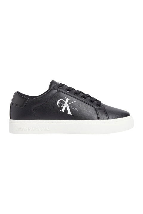 Kadın Classıc Cupsole Laceup Sneaker - Siyah - CALVIN KLEIN