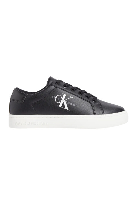 Kadın CLASSIC CUPSOLE LACEUP Sneaker - Siyah - CALVIN KLEIN