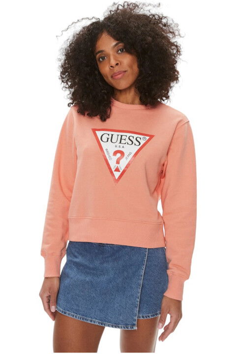 Kadın Cn Orıgınal Sweatshirt - Pembe - GUESS