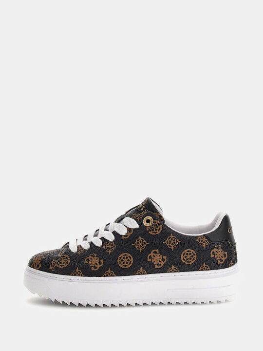 Kadın Denesa Peony 4G Logolu Sneaker-Kahve - GUESS