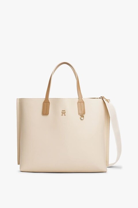 Kadın Distinct Satchel Çanta - Bej - Tommy Hilfiger
