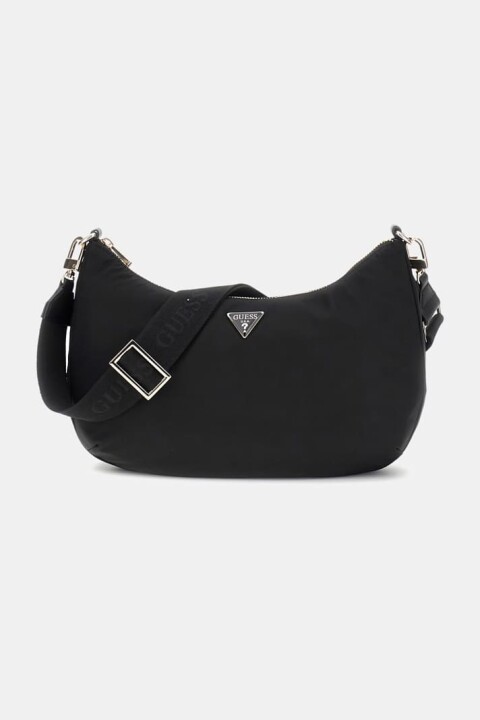 Kadın Eco Gemma Hobo Omuz Çantası - Siyah - GUESS