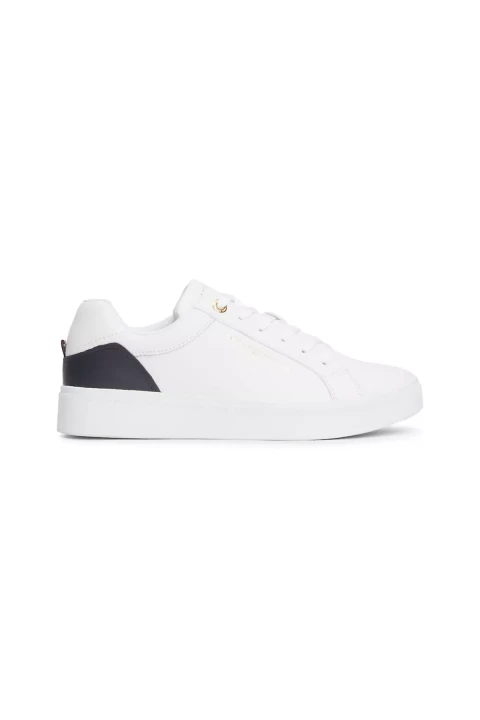 Kadın ELEVATED ESSENTIAL COURT SNEAKER Sneaker-Beyaz - 7