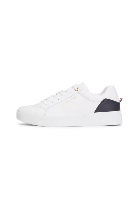 Kadın ELEVATED ESSENTIAL COURT SNEAKER Sneaker-Beyaz - Tommy Hilfiger