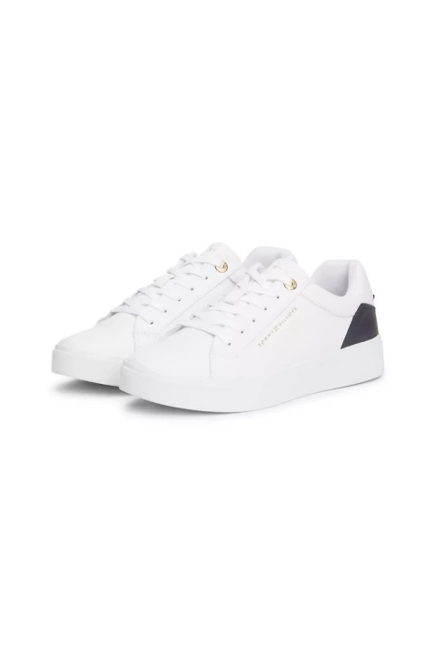 Kadın ELEVATED ESSENTIAL COURT SNEAKER Sneaker-Beyaz - 2