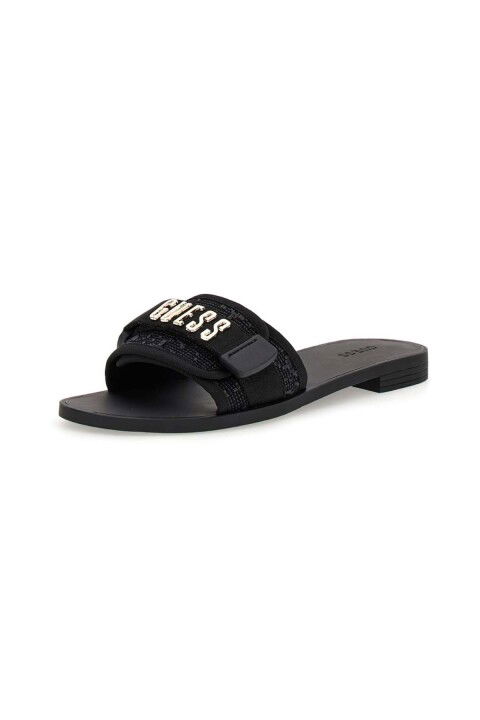 Kadın ELYZE3 Casual Terlik - Siyah - Guess
