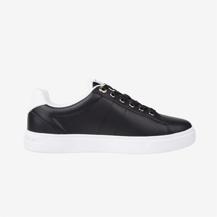 Kadın Essential Elevated Court Sneaker - Siyah - 3